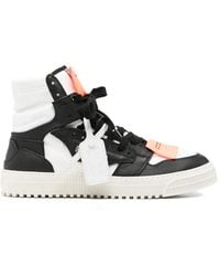 Off-White c/o Virgil Abloh - High-Top Lace-Up Sneakers - Lyst