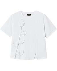 Twinset - T-Shirt Con Ricamo - Lyst