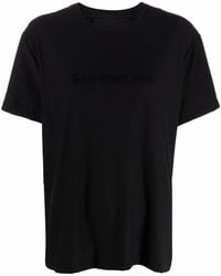 Givenchy - Cotton T-shirt With Logo - Lyst