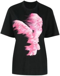JNBY - Camiseta con plumas estampadas - Lyst