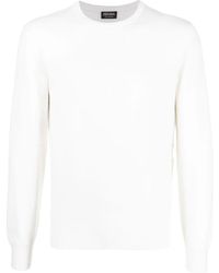 ZEGNA - クルーネック カシミアセーター - Lyst