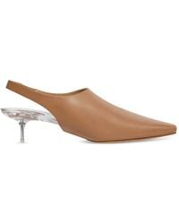 Courreges - Transparente Kitten-Heel-Slingback-Pumps - Lyst