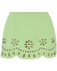 Alexis - Rok Met Uitgesneden Details En Bloemenprint - Lyst