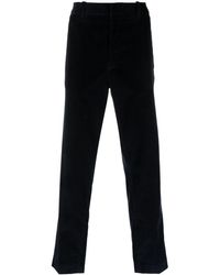 Moncler - Logo-patch Corduroy Cotton Trousers - Lyst