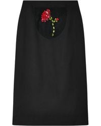Simone Rocha - Peekaboo Flower Pencil Skirt - Lyst