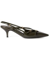 Miu Miu - Escarpins En Cuir À Bride Arrière 55 Mm - Lyst