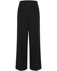 Max Mara - Pantalones Palazzo Con Cinturilla Elástica - Lyst