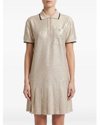 Brunello Cucinelli - Mini Pleated-Skirt Polo Dress - Lyst