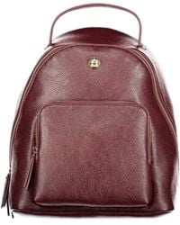 Twinset - Grained-Effect Front-Pocket Backpack - Lyst