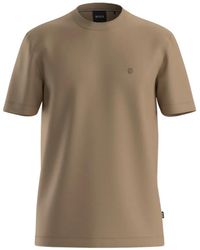 BOSS - Logo-Embroidered T-Shirt - Lyst