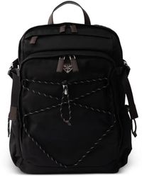 Prada - スピードロック リナイロン バックパック - Lyst