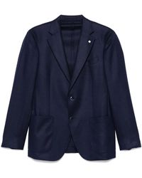 Luigi Bianchi - Single-Breasted Blazer - Lyst