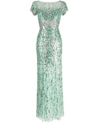 Jenny Packham - Sungem Sequin-embellished Gown - Lyst