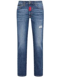 Philipp Plein - Straight Supreme Fit Jeans Basic - Lyst