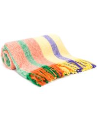 Acne Studios Couverture rayée colour block - Multicolore