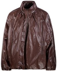 Sandbeige - Zip-Up Jacket - Lyst