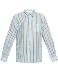 Officine Generale - Chemise À Rayures - Lyst