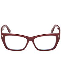 Tom Ford - T-Logo Square-Frame Glasses - Lyst