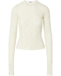 Liu Jo - Stretch Lace Top - Lyst