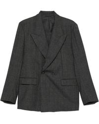 MARSĒM - Double-Breasted Check-Pattern Suit - Lyst