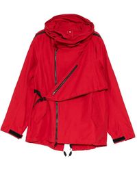 Nude:mm - Muti-Zip Short Military Hooded Jacket - Lyst