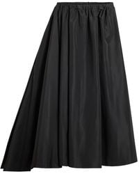 Patou - Asymmetric Midi Skirt - Lyst