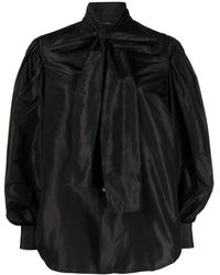 Sofie D'Hoore - Attached-scarf Silk Shirt - Lyst