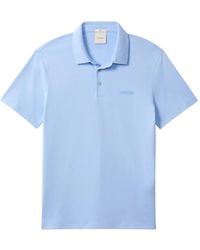 Calvin Klein - Logo-Plaque Polo Shirt - Lyst