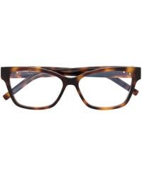 Saint Laurent - Lunettes De Vue À Monture Rectangulaire - Lyst