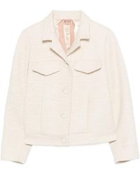 N°21 - Woven Pocket Jacket - Lyst