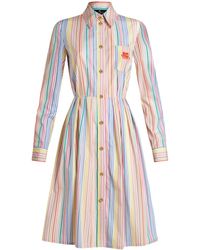 Etro - Striped Shirt Dress - Lyst