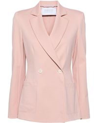 Harris Wharf London - Shoulder-pads Double-breasted Blazer - Lyst