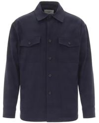 Paolo Pecora - Button-Up Chest-Pocket Shirt - Lyst