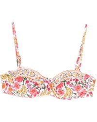 FARM Rio - Banana-Print Underwire Bikini Top - Lyst