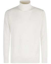 Eleventy - Roll-Neck Cashmere Sweater - Lyst