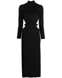 V:PM ATELIER - Cut-Out Back High-Neck Dress - Lyst