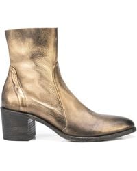 Madison Maison - Metallic-Effect Ankle Boots - Lyst