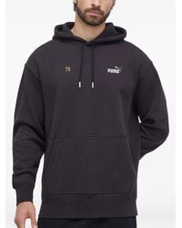 PUMA - Logo-Embroidered Graphic Hoodie - Lyst
