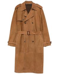 Canali - Trench Coats - Lyst