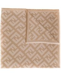 Fendi - Ff Wool Scarf - Lyst