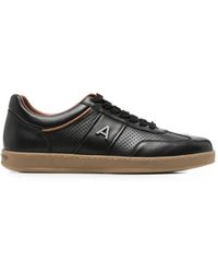 Alberto Gozzi - Perforated Leather Sneakers - Lyst