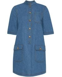 Adam Lippes - Lauder Mini Dress - Lyst