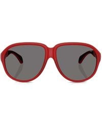 Moncler - Halcyonne Round-Frame Sunglasses - Lyst