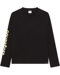 Courreges - Long-Sleeve Logo-Print T-Shirt - Lyst