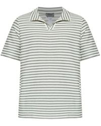 Hanro - Striped V-Neck T-Shirt - Lyst