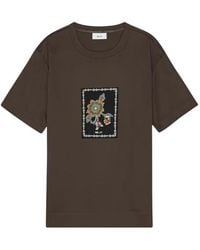 NN07 - Floral-Appliqué T-Shirt - Lyst