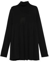 TOTEME - Crepe Turtleneck Top - Lyst