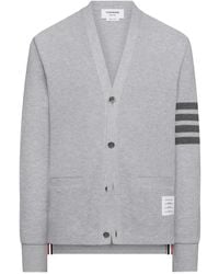 Thom Browne - 4-Bar Piqué Vest Met Textuur - Lyst