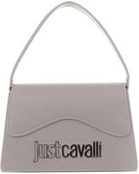 Just Cavalli - Borsa Tote Con Placca Logo - Lyst
