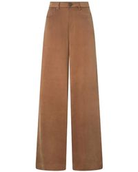 Pinko - Broek Met Geborduurd Logo - Lyst